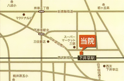 地図(東京都杉並区井草1-2-5)